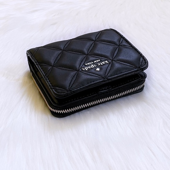 Kate Spade Natalia Small Zip Around Quilted Wallet - Picture 3 of 9